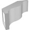 Ekena Millwork 5 1/2-in. W x 14-in. D x 14-in. H Funston Architectural Grade PVC Knee Brace BRCP055X14X14FST - alternate 2